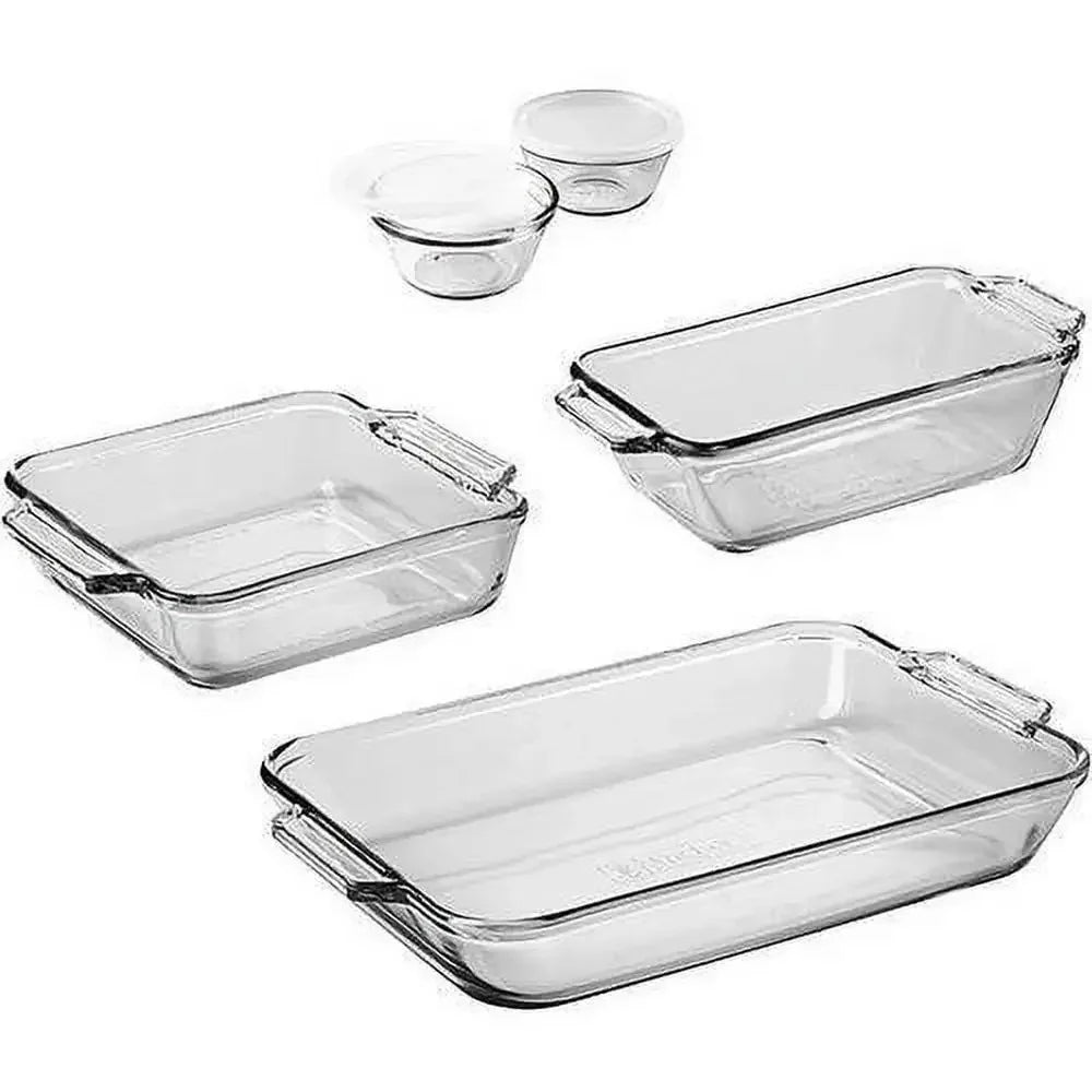 Glass Bakeware Set 7-Piece All-Inclusive Kitchen Essentials