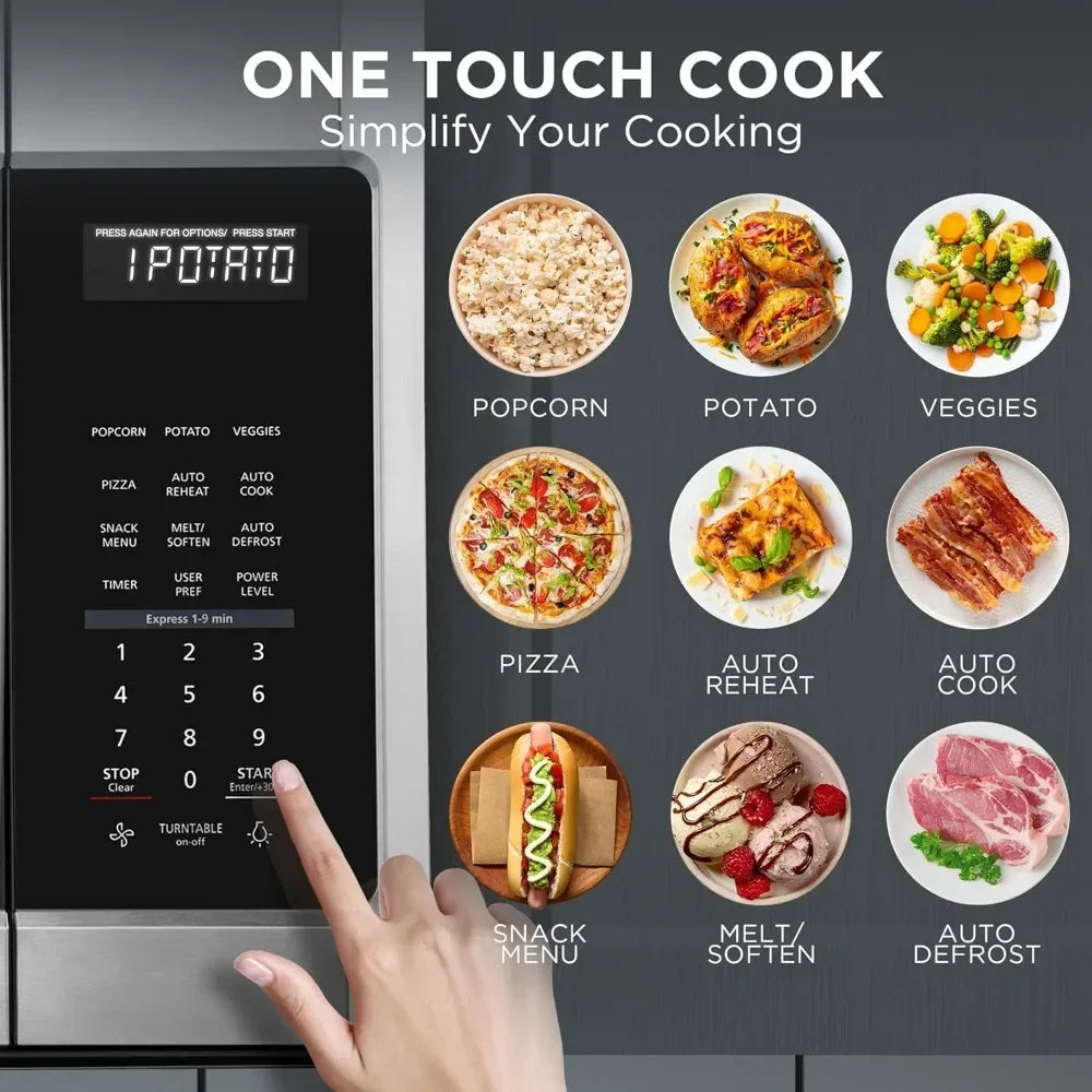 The Range Microwave Oven with One Touch,  and Sensor Cooking,