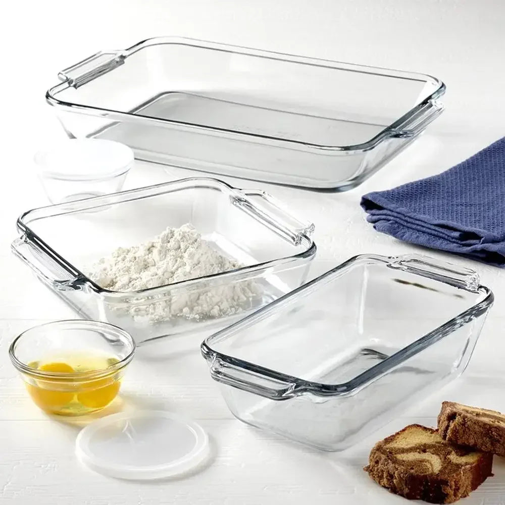 Glass Bakeware Set 7-Piece All-Inclusive Kitchen Essentials