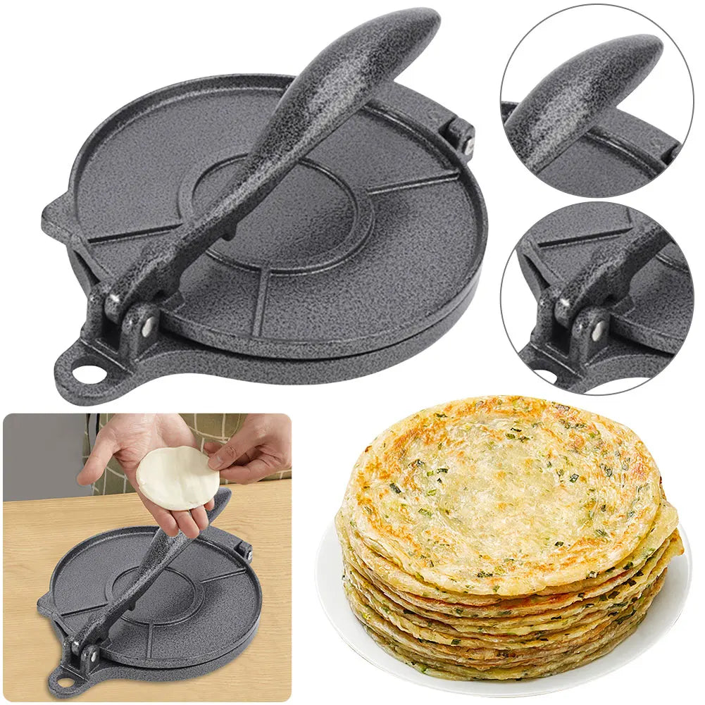 DIY Tortilla Press Maker Aluminium Alloy Manual Corn Tortillas Dough Pressing Tools